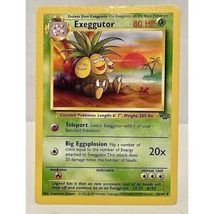 Exeggutor‎ 35/64 Jungle Uncommon 1999 Pokemon Card Non Halo TCG LP Vintage